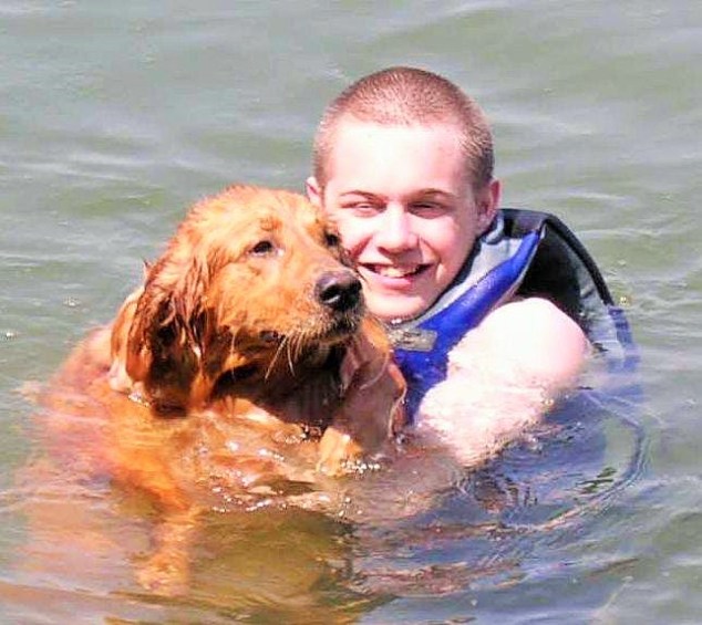 Josh and Maggie enjoying the waters of Lake Gaston 