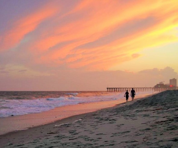 Sunset Solitude at Myrtle Beach South Carolina 
