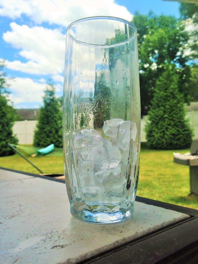 A Refreshing Glass of Water on a Hot Day
